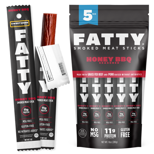 FATTY 2 OZ 5-PACK HONEY BBQ