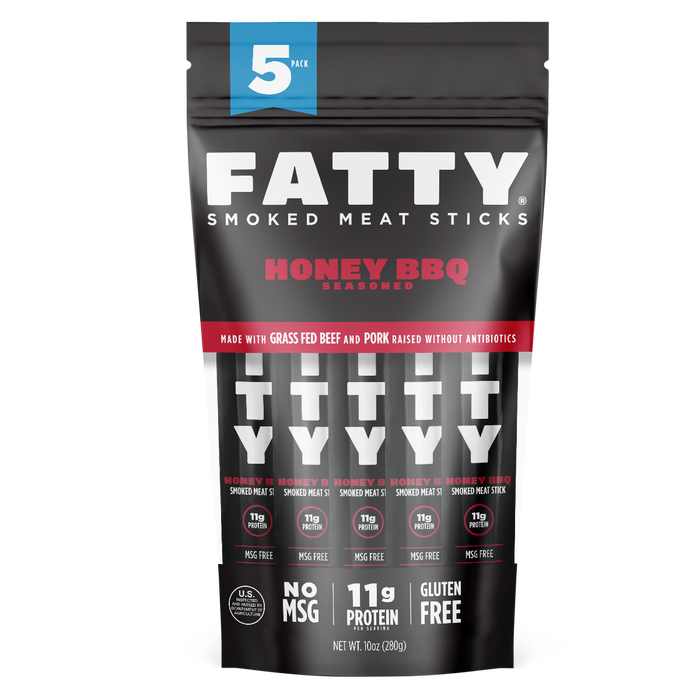 FATTY 2 OZ 5-PACK HONEY BBQ